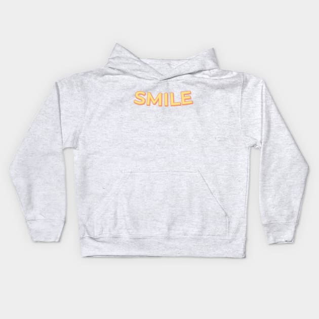 Smile design Kids Hoodie by Gengilust